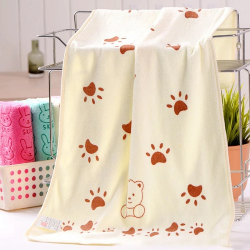 Serviette de bain - Ourson mignon