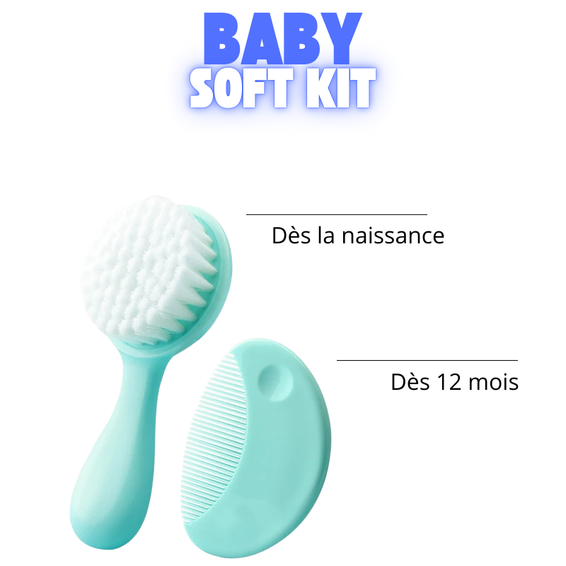 Kit brosse et peigne - Bébé soft