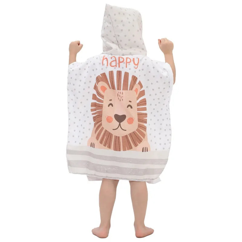 Poncho de bain - Tout en couleur