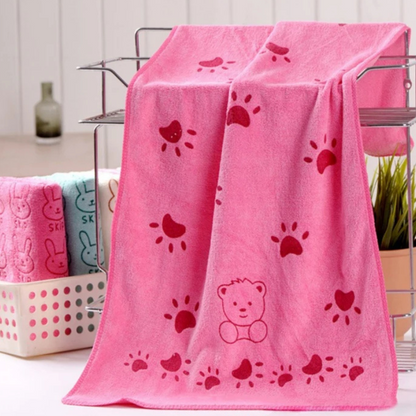 Serviette de bain - Ourson mignon