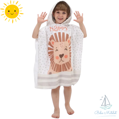 Poncho de bain - Tout en couleur