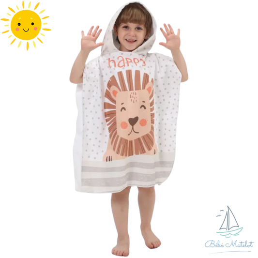 Poncho de bain - Tout en couleur
