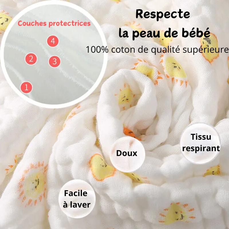 Serviette de bain - Bébé soft