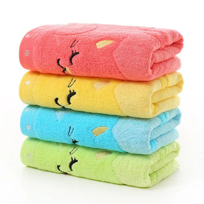 Serviette de bain - Chaton rêveur