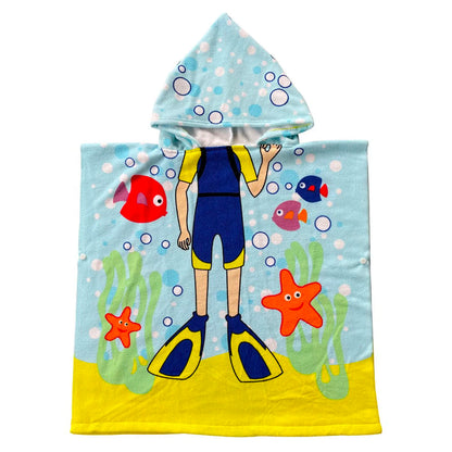 Poncho de bain - Les minis kids