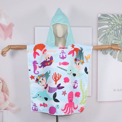 Poncho de bain - Les minis kids