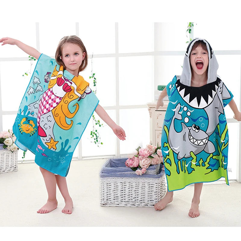 Poncho de bain - Les minis kids