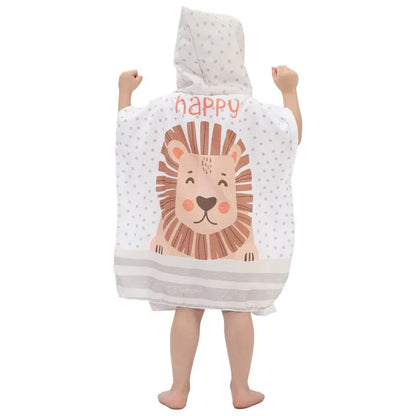 Poncho de bain - Tout en couleur