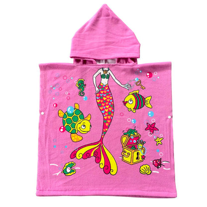Poncho de bain - Les minis kids