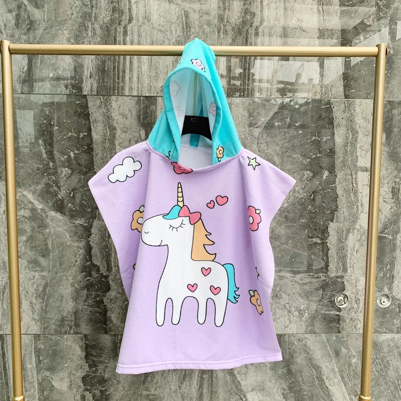 Poncho de bain - Les minis kids