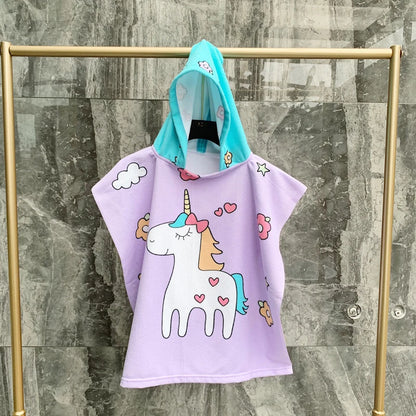 Poncho de bain - Les minis kids