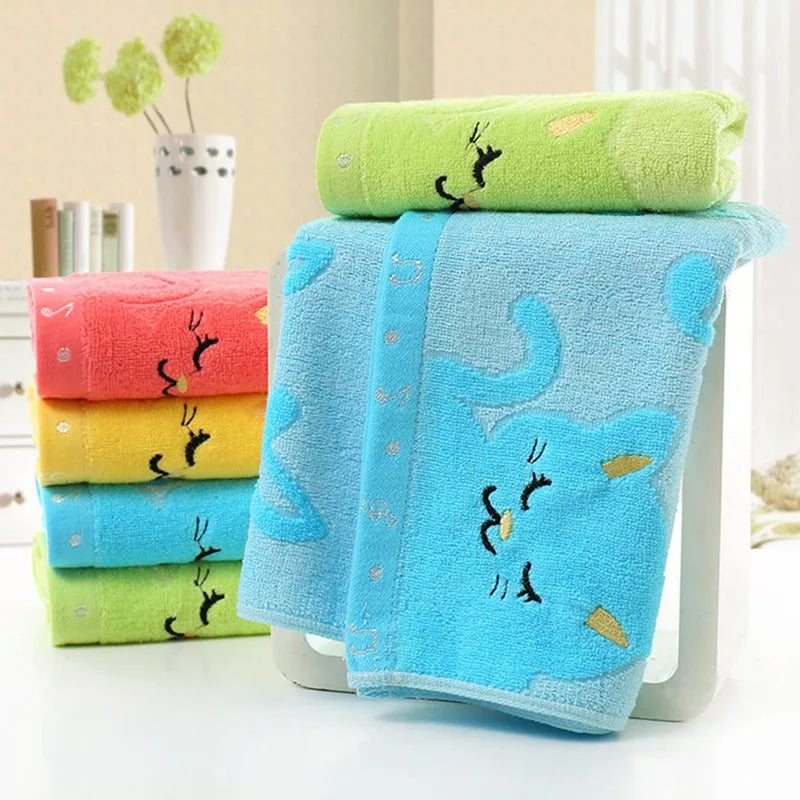 Serviette de bain - Chaton rêveur